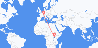 Uganda to Switzerland