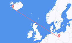 Flights from Reykjavík to Zielona Góra