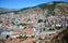 Photo of aerial view of Tokat city located in the north of Turkey. It is famous for its old houses, mosques and castle.