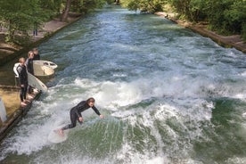 Monachium Surf Doświadczenie na fali rzeki Eisbach w Monachium