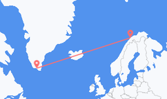 เที่ยวบิน จาก Narsaq, กรีนแลนด์ ถึงทรอมโซ, นอร์เวย์