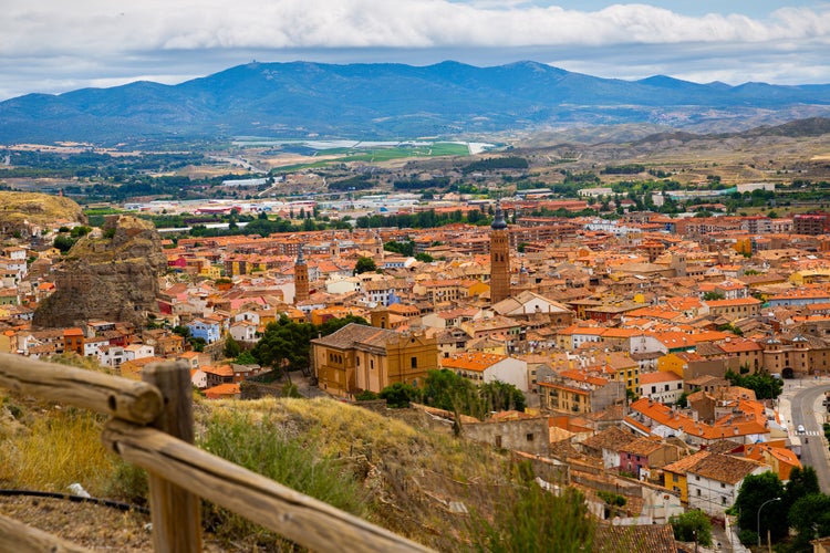 Aerial view on the city Calatayud, Zaragoza, Spain. (2).jpg