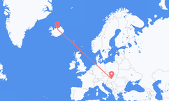 Flights from Budapest to Akureyri