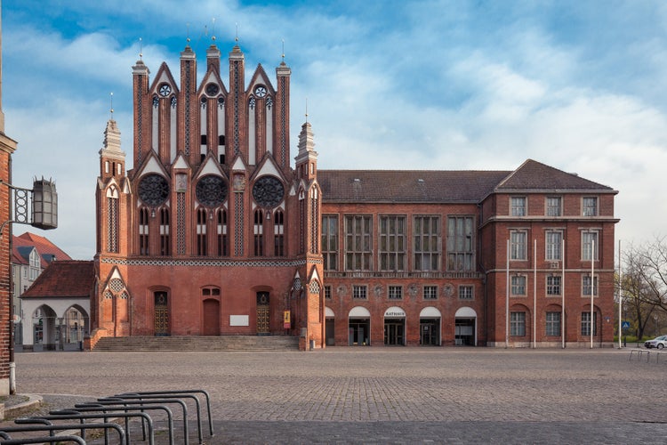 photo of City Hall Frankfurt (Oder) in Germany.