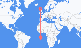 Flights from St. Helena to Northern Ireland