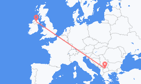 Voli dall'Irlanda del Nord alla Macedonia del Nord