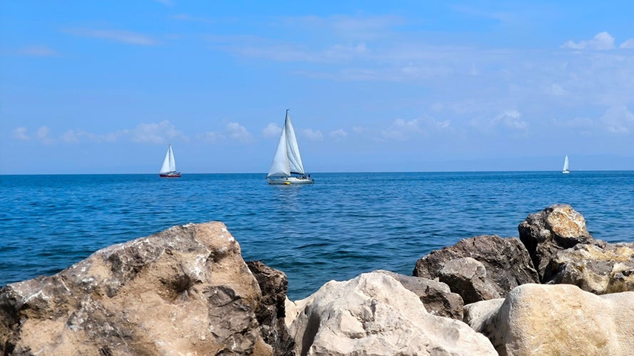 Photo of Adriatic Sea landscape by the Piran, Slovenia.