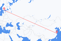 Flights from Shanghai to Helsinki