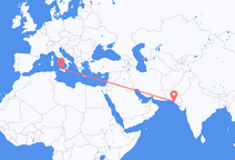 카라치에서 출발해 팔레르모로 향하는 항공편
