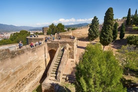 Photo of panoramic aerial view of Malaga on a beautiful summer day, Spain.