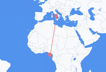 Vluchten van Sao Tomé naar Palermo