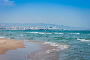 Photo of Port of Catania, Sicily. Mount Etna in the background.