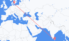 Flyreiser fra Hambantota, Sri Lanka til Malmö, Sverige