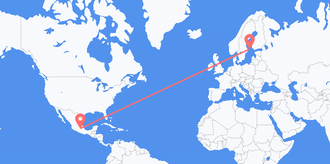 Flights from Mexico to Åland Islands