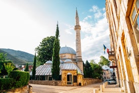 Photo of aerial view of the old town of Trebinje, Bosnia and Herzegovina.