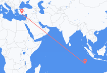 Flyrejser fra Home Island til Antalya