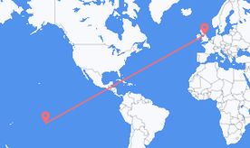 Flights from French Polynesia to England