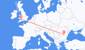 Vols depuis le Pays de Galles pour la Roumanie