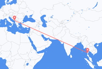 Рейсы из Бокпьина, Мьянма (Бирма) в Тиват, Черногория