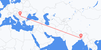 Flüge von Bangladesch nach Serbien