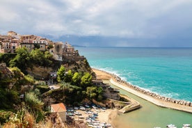 Photo of  view at the bay and port in Pizzo, Calabria, Italy.