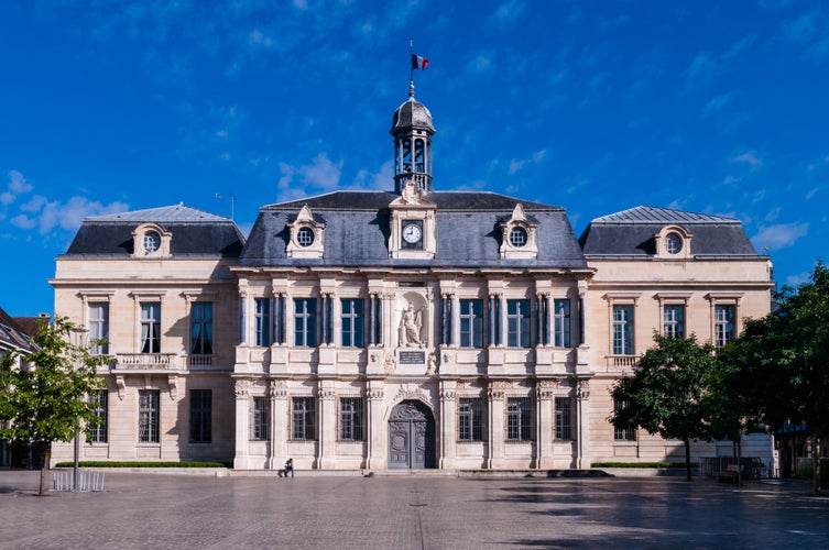 Town Hall of Troyes, the capital of the Aube department in France