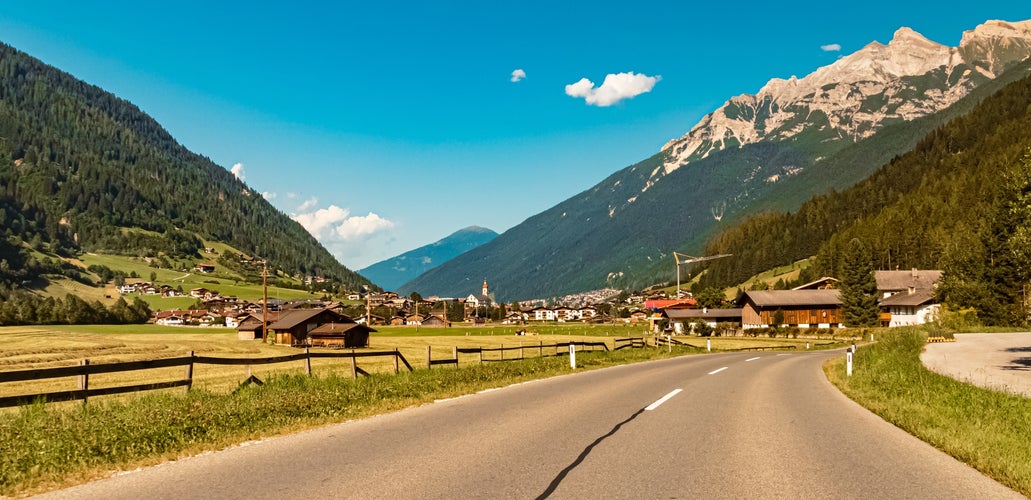 photo of Alpine summer view near Neustift, Stubaital valley, Innsbruck, Austria.