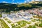 photo of aerial view of the Royal Monastery of San Lorenzo de El Escorial near Madrid, Spain.