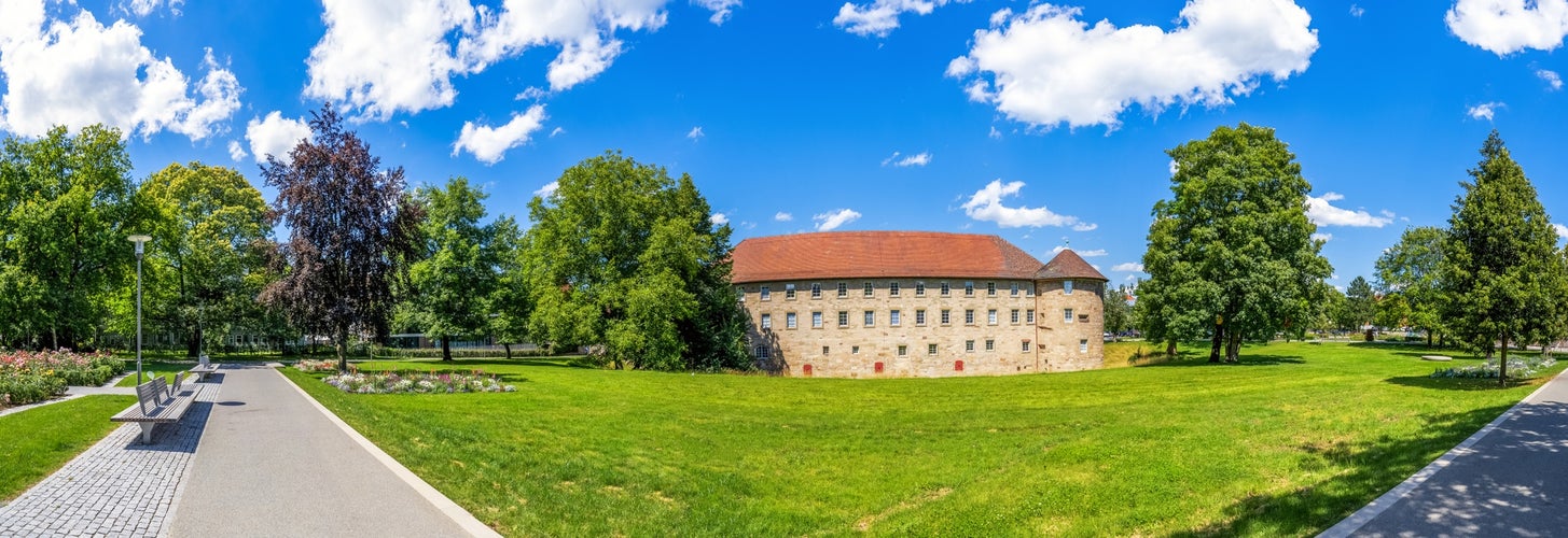 City garden and Castle of Schorndorf, Germany