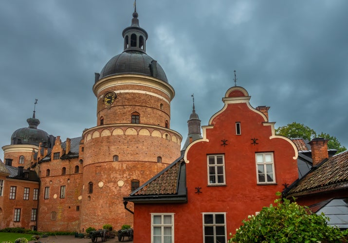 photo of view of Mariefred an idyllic historical village near Stockholm, Strängnäs, Södermanland, Sweden.