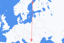 Flyg från Kraljevo, Serbien till Vasa, Finland