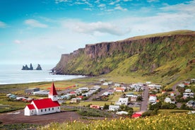 From Reykjavík: South Coast Waterfall, Black Sand & Ice tour