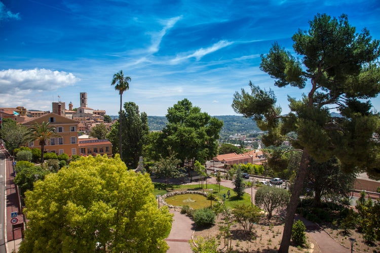 France, Grasse, the city of scent, the village and cathedral.