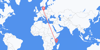 Flights from Comoros to Germany