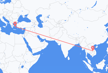 Flyrejser fra Pakxe, Laos til Mykonos, Grækenland