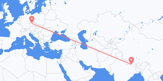 Nepal to the Czech Republic
