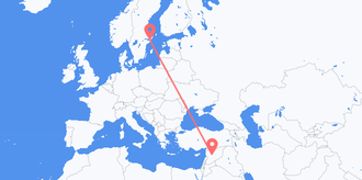 Syria to Sweden