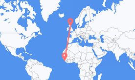 Flights from Sierra Leone to Scotland