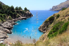 photo of Massa Lubrense and the Cathedral, Punta Lagno region, Sorrento peninsula, Italy.