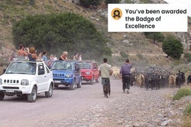 Jeep Safari 4x4 Kreta echte Offroad-Bergpisten mit Mittagessen ab Hersonissos