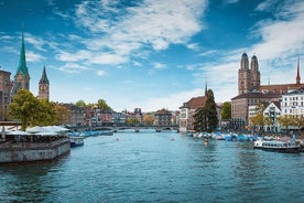 Zürich vandringstur med kryssning och linbana