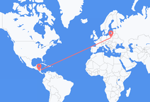 Flights from Managua to Warsaw