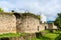 Photo of the walls of Elbasan Castle in Albania.