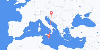 Malta to Croatia