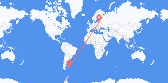 Falkland Islands (Islas Malvinas) to Lithuania