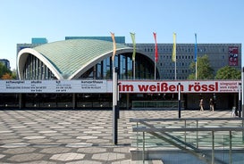 Photo of Dortmund city centre aerial panoramic view in Germany.