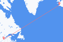 Flyreiser fra Québec, til Reykjavík