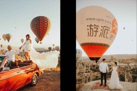 Cappadocia: PhotoShoot with Balloons. Flying Dress included.