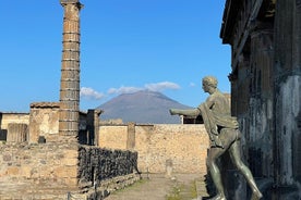 Pompeii og Vesuv med lunsj og vinsmaking fra Positano