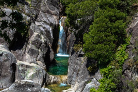 Cascata do Arado in Portugal.